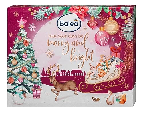 Balea Adventskalender 2023 Frauen Beauty - Kosmetik Advent Kalender für Frau & Mädchen, Wert 80€, Pflege Weihnachtskalender, Adventkalender